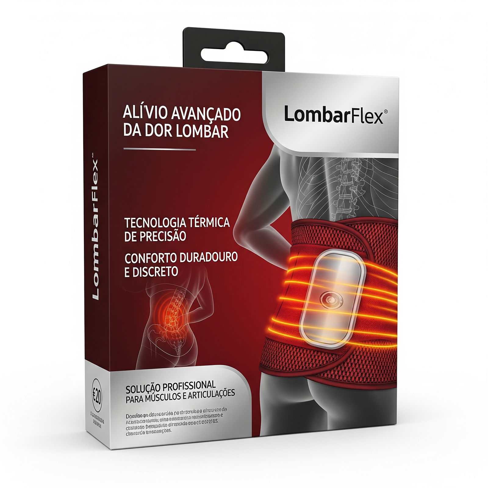 LombarFlex Faixa Lombar Auto-Aquecedora - Destaque Principal